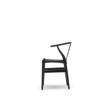CH24 Wishbone Chair - ash-black-ncss9000n-black-paper cord
