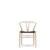 CH24 Wishbone Chair - beech-soap-black-papecord