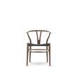 CH24 Wishbone Chair - smoked-oak-black-paper cord