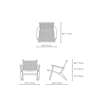 Diagram - CH25 Lounge Chair