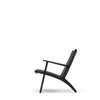 CH25 Lounge Chair - oak-black-paper cord