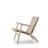 CH25 Lounge Chair - oak-soap-natural-paper cord
