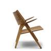 CH28T Lounge Chair - Un-upholstered - oak-walnut-oil