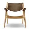 CH28T Lounge Chair - Un-upholstered - walnut-oak-olie
