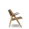 CH28T Lounge Chair - Un-upholstered - walnut-oak-olie