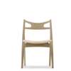 CH29P Sawbuck Chair - Seat Upholstered - oak-soap-sif90