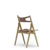 CH29P Sawbuck Chair - Seat Upholstered - walnut-oil
