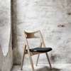 CH29P Sawbuck Chair - Seat Upholstered