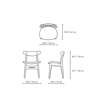 Diagram - CH30P Dining Chair - Seat Upholstered