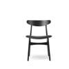 CH30P Dining Chair - Seat Upholstered - oak-black-thor 350