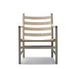 CH44 Lounge Chair - oak-soap-natural-paper cord