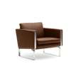 CH101 Lounge Armchair - thor 307-stainless-steel