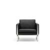 CH101 Lounge Armchair - thor 301-stainless-steel