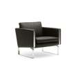 CH101 Lounge Armchair - thor 306-stainless-steel