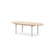 CH339 Eliptical Dining Table- Extendable - oak-oil