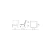 Diagram - CH401 Kastrup Series Chairs