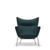 CH445 Wing Lounge Chair - forestnap-992-stanless-steel
