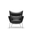 CH445 Wing Lounge Chair - thor-301-stainless-steel