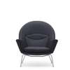 CH468 Oculus Lounge Chair - fiord-191-stainless-steel