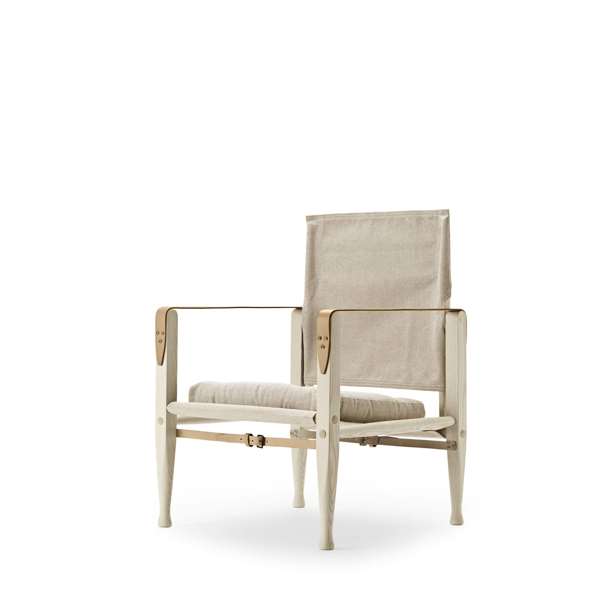 KK47000 Safari Lounge Chair - ash-oil-nature-canvas-nature