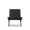 MG501 Cuba Lounge Chair - oak-black-cotton-webbing-black