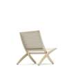 MG501 Cuba Lounge Chair - oak-soap-cotton-webbing-nature