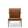 OW124 Beak Lounge Chair - oak-oil-sif-95