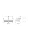 Diagram - OW149-2 Colonial Sofa - 2 Seater