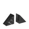 Pesa Marble Bookends Set of 2 - Black