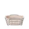 Delara Wire Serving Basket Square - Small Rose Dust