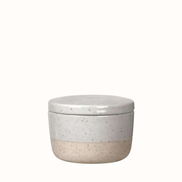 Sablo Ceramic Stoneware Sugar Bowl with Lid
