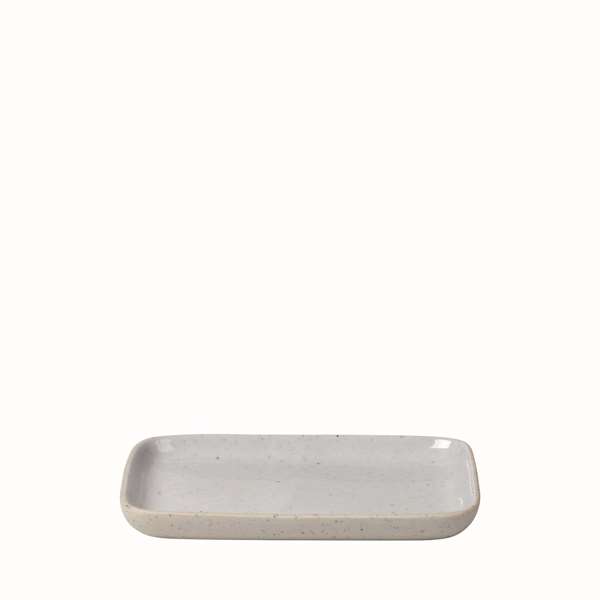Sablo Ceramic Stoneware Medium Snack Plate Set of 4