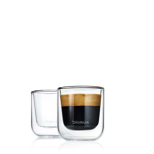 Nero Insulated Espresso Glass Set of 2