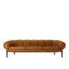 Croissant Sofa with Leather 