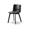Pato Dining Chair Wood Base Polypropylene Shell