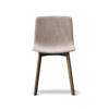 Pato Dining Chair Wood Base Fully Upholstered