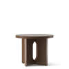 Androgyne Side Table 50 Dark Stained Oak Top