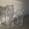 HEIN STUDIO Ostrea Rock Glass Vase Clear