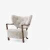 Wulff Lounge Chair - Sheepskin Moonlight 17mm