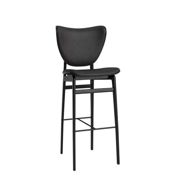 Elephant Bar Chair - Black Oak - Front Upholstered
