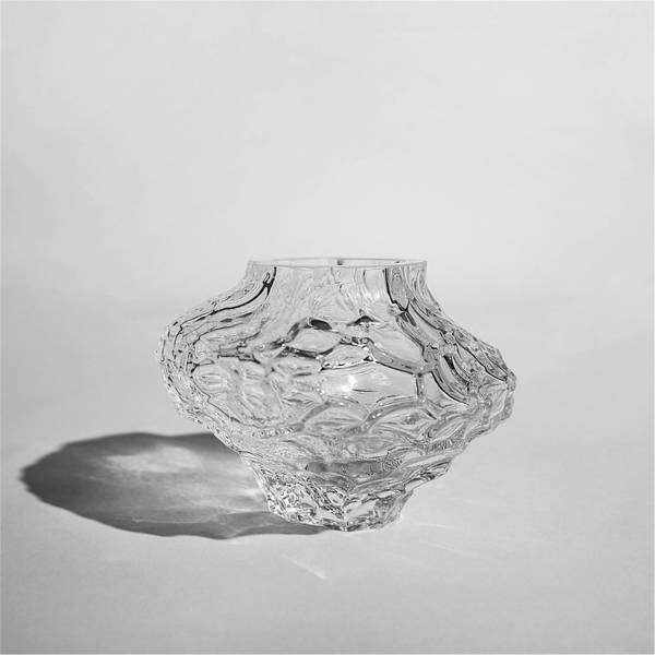 HEIN STUDIO Canyon Vase Clear Mini