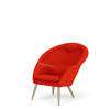 Oda Lounge Chair natural oak hallingdal 65 600