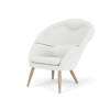 Oda Lounge Chair - HALLINGDAL 65 110 WALNUT OAK