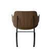The Penguin Rocking Chair - walnut solid black ash rocker re-wool 448