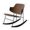 The Penguin Rocking Chair - walnut solid black ash rocker