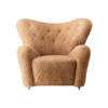 The Tired Man Lounge Chair - Sheepskin-honey