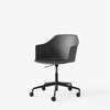 Rely Dining Armchair Un-upholstered-HW53_black