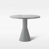 Draft Table Round ø70 dining table grey stained ash
