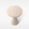 Draft Table Round ø50 coffee table natural beech