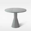 Draft Table Round ø88 dining table grey stained ash
